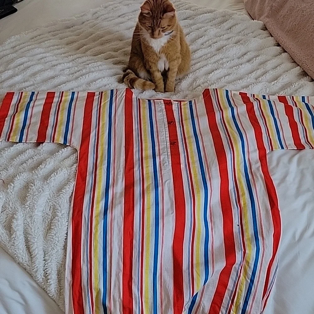 Vintage 60s / 70s Kaftan Maxi Dress - Picture 10 of 11